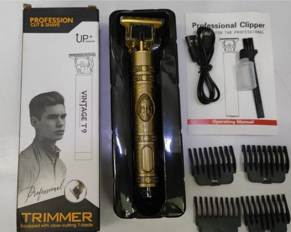 Vintage T9 Electric Cordless Hair Cutting Machine Professional Hair Barber Trimmer