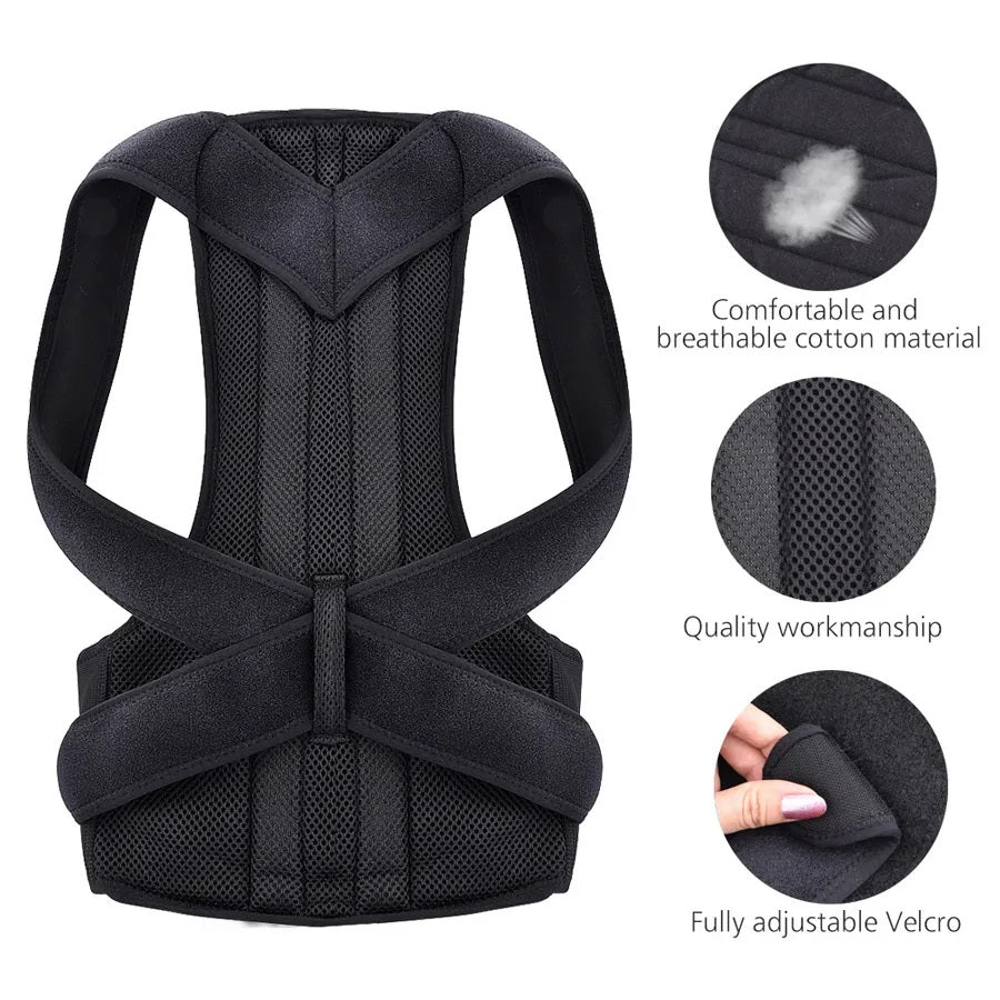 Posture Corrector Belt Adjustable Back Pain Relief