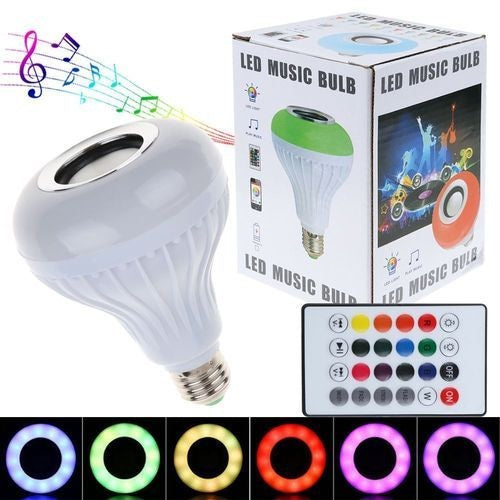 LED Music Smart Bulb with Bluetooth Speaker