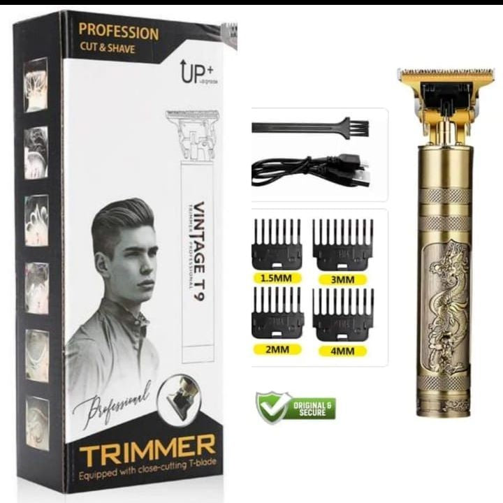Vintage T9 Electric Cordless Hair Cutting Machine Professional Hair Barber Trimmer