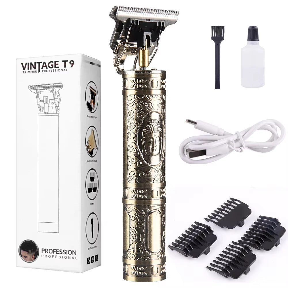 Vintage T9 Electric Cordless Hair Cutting Machine Professional Hair Barber Trimmer