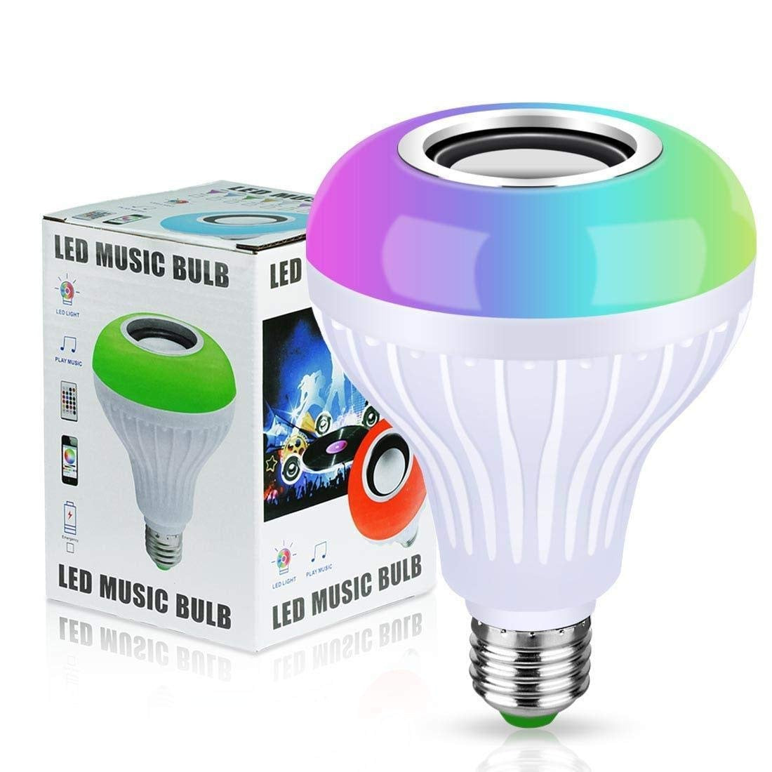 LED Music Smart Bulb with Bluetooth Speaker