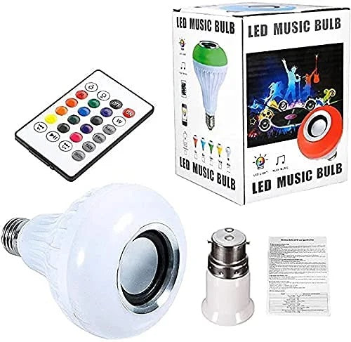 LED Music Smart Bulb with Bluetooth Speaker