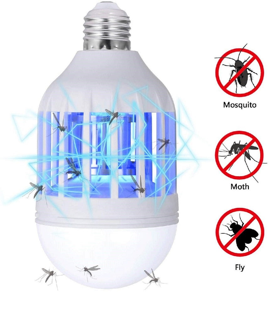 Mosquito Killer Bulb UV Light Mosquito Killer 2 in 1 LED Bulb Energy Saver 15W LED Light Mosquito Killer Lamp