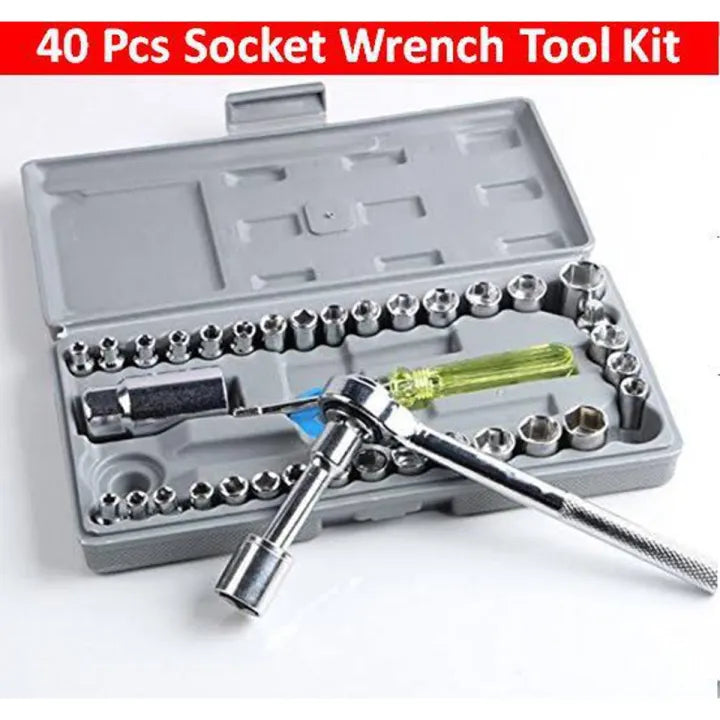 40 Pcs - socket wrench tool kit