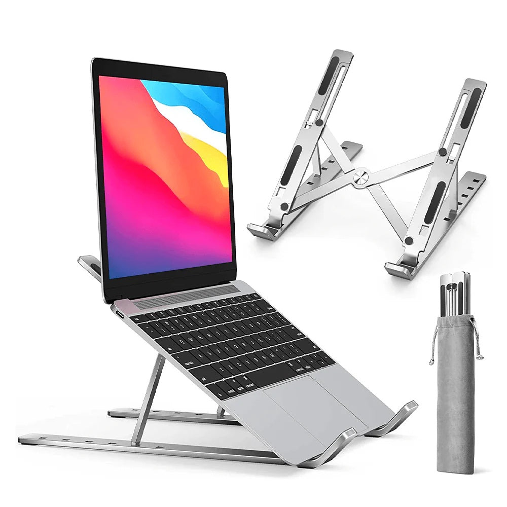 Portable Foldable Laptop Holder Riser Computer Stand Compatible with Laptop  Tablet