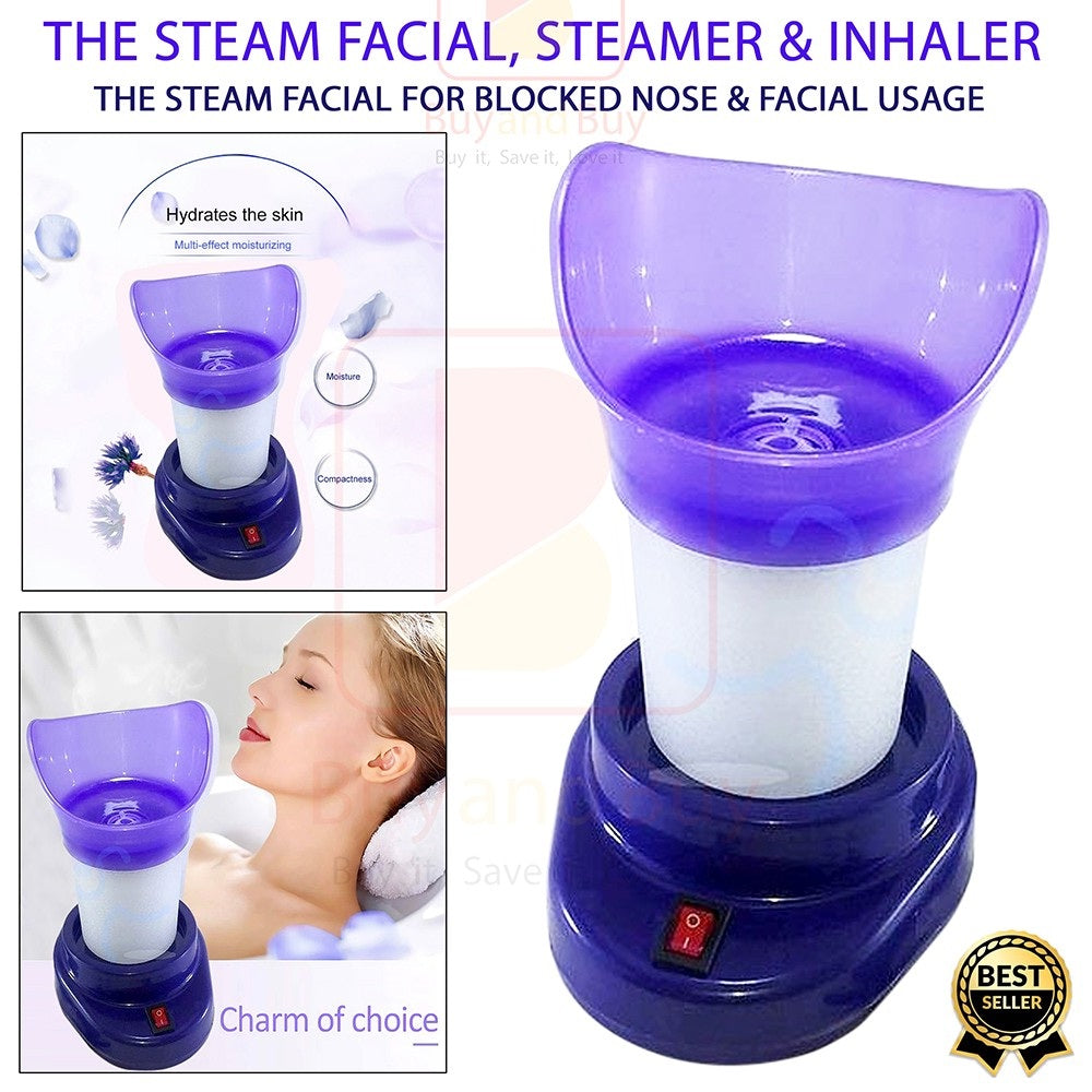 Shinon The Steam Facial, Steamer and Inhaler  Facial Steamer, 2 in 1 Massager Tool