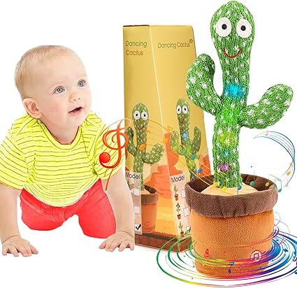 Dancing Talking Cactus Toy with USB Charge