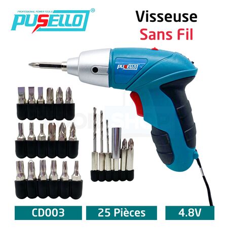 1PC Pusello Electric Impact Drill Tool Set # CD003 / Electric Impact Drill Power Tool Hand Tool Set