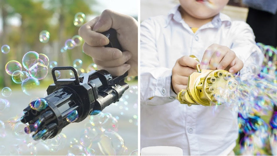 8-Hole Electric Bubble Gun Gatling Bubble Machine