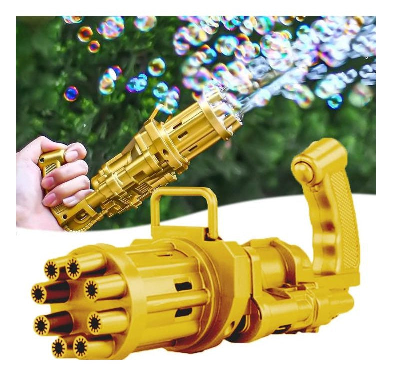 8-Hole Electric Bubble Gun Gatling Bubble Machine