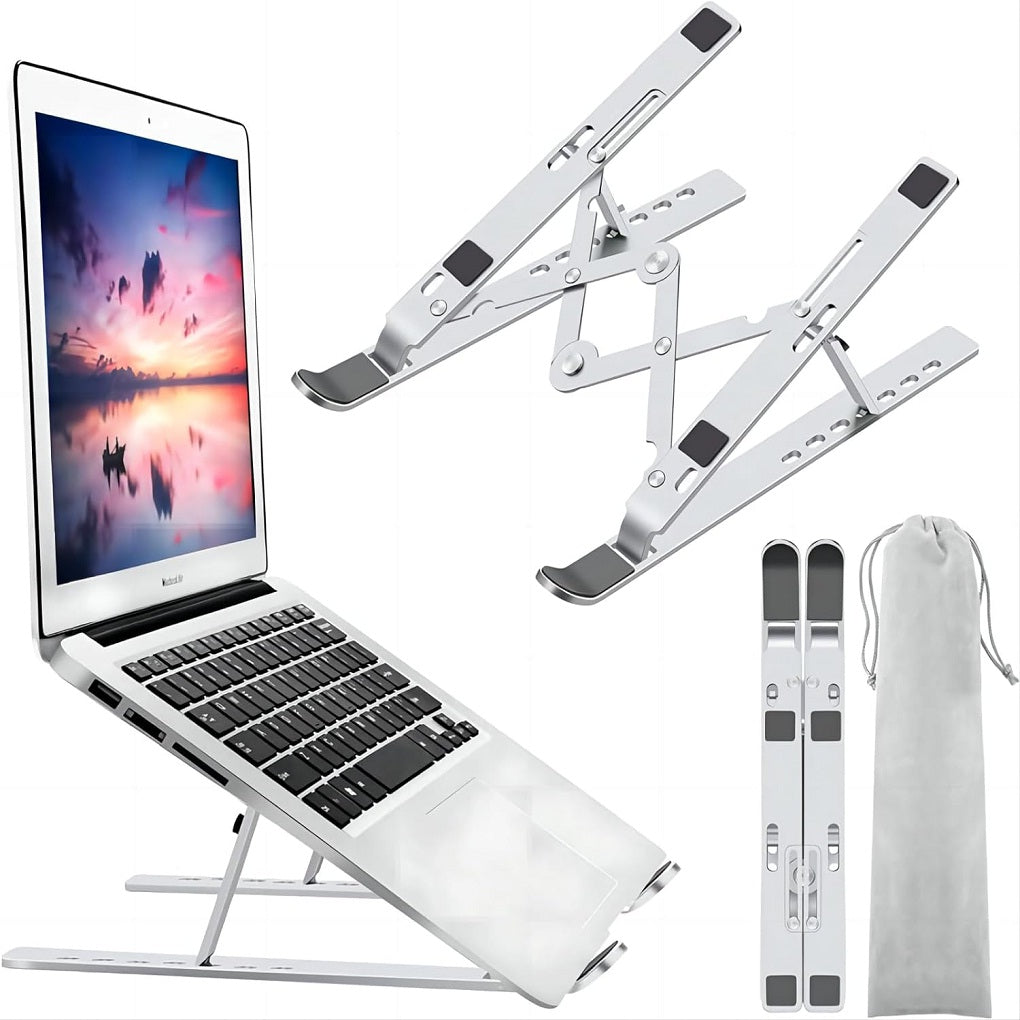 Portable Foldable Laptop Holder Riser Computer Stand Compatible with Laptop  Tablet