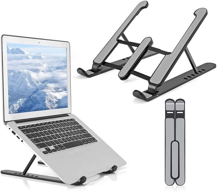 Portable Foldable Laptop Holder Riser Computer Stand Compatible with Laptop  Tablet