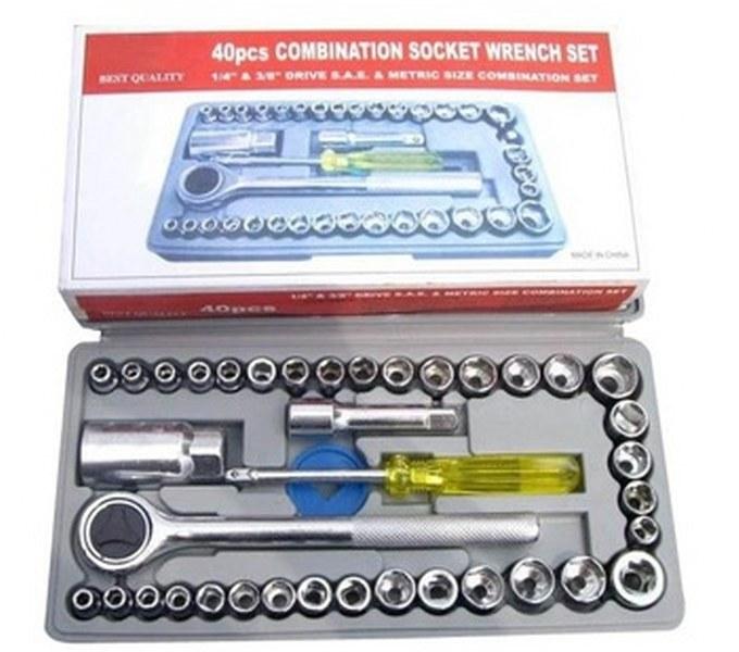 40 Pcs - socket wrench tool kit