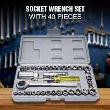 40 Pcs - socket wrench tool kit