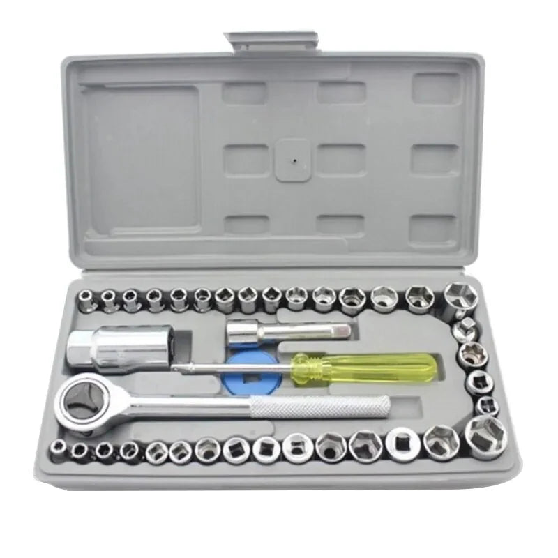 40 Pcs - socket wrench tool kit