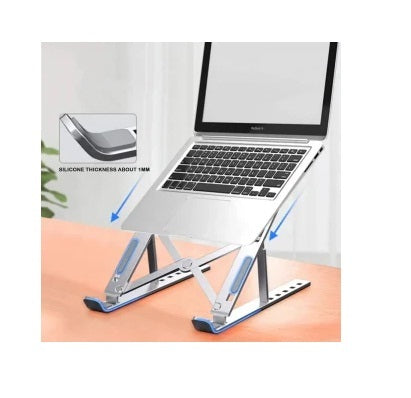 Portable Foldable Laptop Holder Riser Computer Stand Compatible with Laptop  Tablet