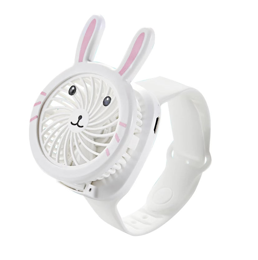 Electric Watch Fan USB Interface Rechargeable Mini Wrist Fan