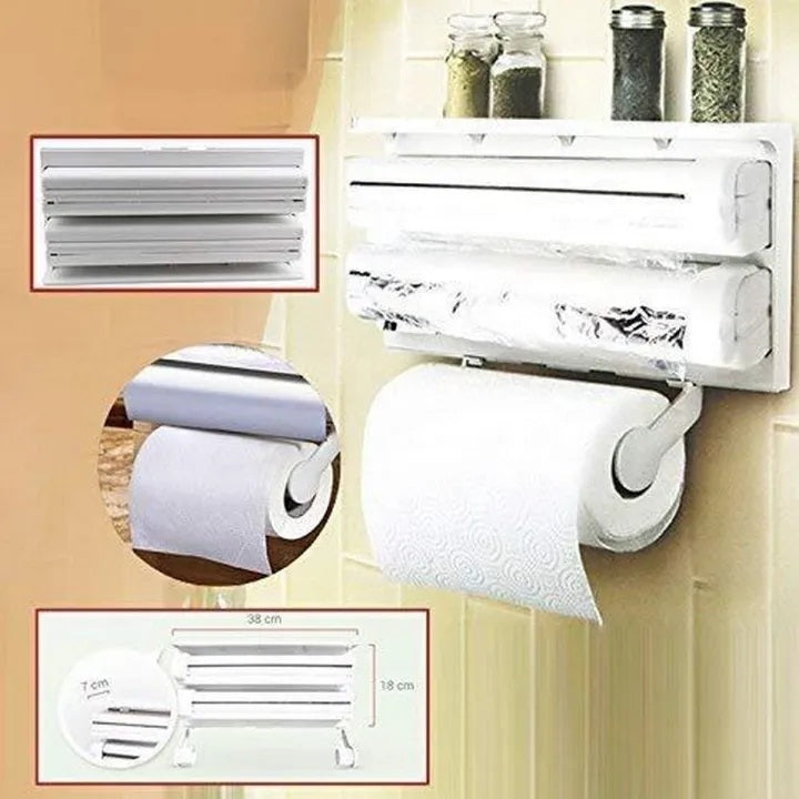 3 In 1 Kitchen Triple Paper Dispenser