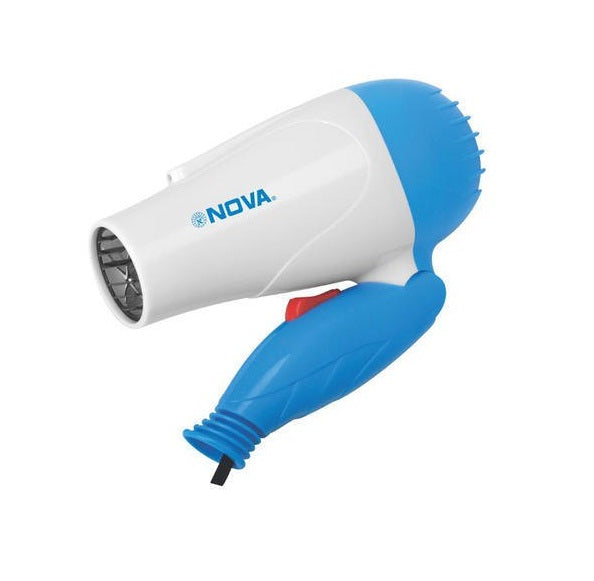 Nova 1000W Foldable Mini Hair Dryer for Men and Women