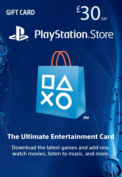 Buy Sony PlayStation Store 30£ PSN Gift Card - PS3/ PS4/ PS Vita UK Region Digital Code Price ...